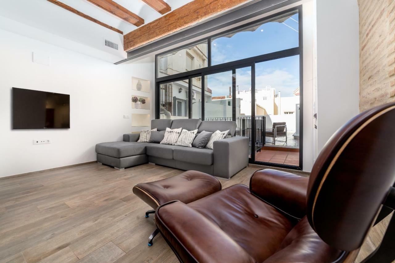 Florit Flats - Center Luxurious 1Br 1Ba Terrace Wi-Fi Ac Apartment Valencia Bagian luar foto