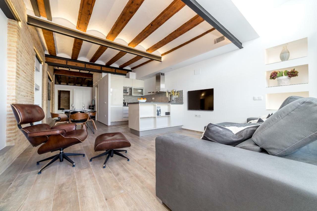 Florit Flats - Center Luxurious 1Br 1Ba Terrace Wi-Fi Ac Apartment Valencia Bagian luar foto