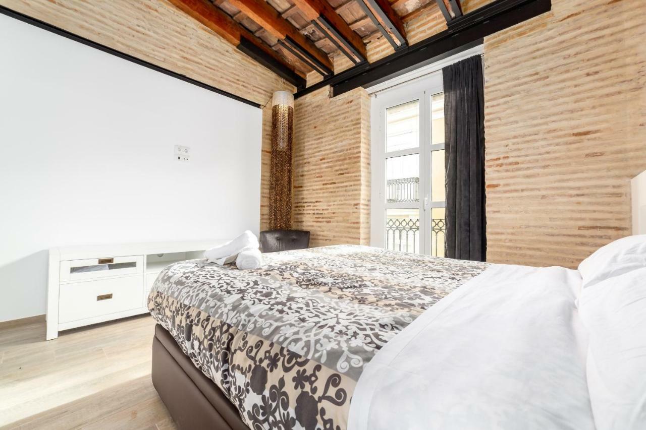 Florit Flats - Center Luxurious 1Br 1Ba Terrace Wi-Fi Ac Apartment Valencia Bagian luar foto